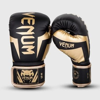 Sarung tinju Venum boxing glove Elite Black Gold Original 12 ons