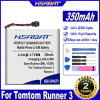 HSABAT 350mah NI-KE SportWatch GPS Sport Watch Motion Watch Lithium Battery 332430 for Tomtom Runner 3 watch 322431 Batteires