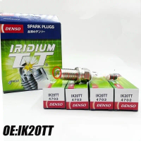 ปลั๊กรถ, IK20TT-4702, 4 ชิ้น, เข้ากันได้กับ Denso อิริเดียมคู่พาวเวอร์สปาร์ค, เหมาะสำหรับ Chevrolet,