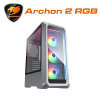 COUGAR 美洲獅 Archon 2 RGB 電腦機殼 中塔機箱 (白)