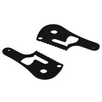 2PCS Black Shank Lining Stainless Steel Lining Locking Piece Durable Lock The Tablet for Benchmade Bugout 535