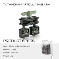 TILTA TA-MAA Mini Articulating Arm Universal Magic Arm Hand Ball Head Fixed Bracket Pea Pods Universal Bracket Magic Hand