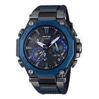 【CASIO 卡西歐】MTG-B2000B-1A2(MTG碳纖維核心太陽能藍牙電波錶-藍黑)