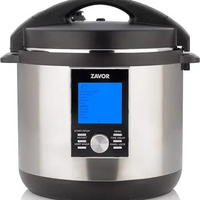 8 Quart Programmable Electric Multi-Cooker: Pressure Cooker, Slow Cooker, Rice Cooker, Yogurt Maker, Steamer and M