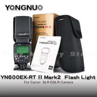 YONGNUO YN600EX-RT II Wireless Flash yn600exrt ii ttl Speedlite E3RT Transmitter for Canon 6D II 5D mark II III IV 1DX Mark III