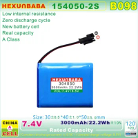 154050-2S 7.4V 7.2V 3000mAh SM2.54 Battery Compatible with Tivoli Audio Radios PAL iPAL Units MA-1, MA-2, MA-3 MA1 MA2 MA3 B098