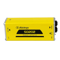 2X Alctron SD202 Passive DI Box Impedance Conversion DI BOX Electric Guitar Direct Connection Box Effect