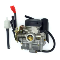 49Cc Scooter Carburetor GY6 Four Stroke with Jet Upgrades Carburetor for GY6 49Cc 50Cc 4 Stroke