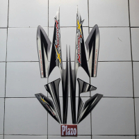striping motor karisma x 125d 2005 hitam