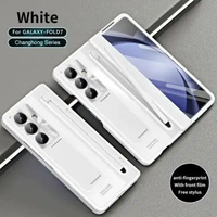 360 Full Protection Hinge Case For Samsung Galaxy Z Fold 7 Original With Touch Pen Folding Cover Tem