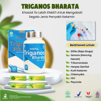 Triganos bharata herbal sipilis, kencing nanah, Triganos Bharata Gonore 100%