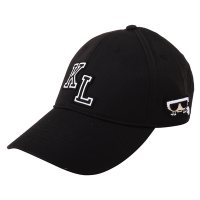 KARL LAGERFELD  字母標誌老佛爺中性棒球帽(黑)