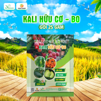 Phân bón hữu cơ sinh học KALI HỮU CƠ BO Lớn trái, trái vào ngọt tự nhiên, mẫu mã trái đẹp, tránh vẹo