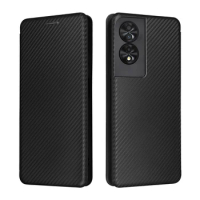For TCL 40 NxtPaper 4G 6.78INCH Flip Case Luxury Carbon Fiber Skin Leather Book Full Cover For TCL 40 NxtPaper 4G Phone Bags