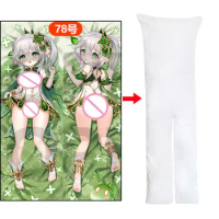 Genshin Impact Nahida Split Legs Dakimakura Onahole Sex Anime Pillowcase Waifu Daki Body Pillows No Filler Bed Sleep Pillow Case