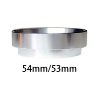 Stainless Steel Coffee Dosing Funnel Magnetic Coffee Dosing Rings for Portafilter Coffee Machine Accessories Home Kitchen Cafe