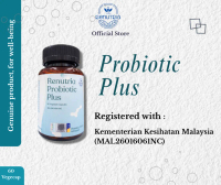 Renutria Probiotic Plus (60'S vegecap)[Vitamin/Supplement usus, 25 billion CFU probiotic, prebiotic,