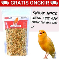 Pakan Burung Kenari Nutrimix Tinggi Protein Cocok Untuk Pertumbuhan dan Perkembangan Burung | Pakan 