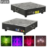 NEW 20W RGB Laser Light LED 400X0.5W 5X4W RGB Laser Projector DMX512 147CH DJ Disco Stage Indoor Concert Bar Party Dance Floor