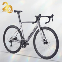 SAVA A7 Carbon Fiber Road Bike with SHIMAN0 105 R7000 22 Speed Kit Disc Brake Road Bike Racing 8.9kg CE/UCI Approved