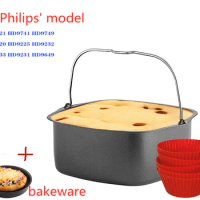 Philips Air Fryer Baking Basket Accessories Double Layer Grill Special for HD96 SeriesHD92 SeriesHD97