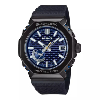CASIO Jam Tangan Pria Casio G-Shock MR-G MRG-B2100R-2AJR Blue Ink Dial Black Resin Band (JDM)