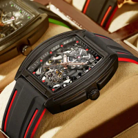 AILANG original watch men's automatic mechanical watch fashion deep waterproof men's watch hollow 2021 new