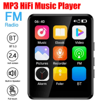 16/32/64GB MP3 Player Bluetooth 5.3 Walkman 2.4 Inch Touchscreen Portable Mp3 Music Player with Speaker FM Radio Recording EBook