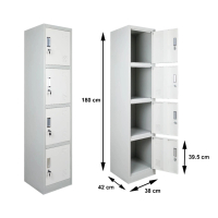 Locker KOLN LK 004 / Locker Besi 4 Pintu / Filing Cabinet / Loker Besi