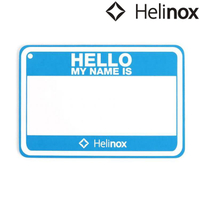 Helinox Hello My Name is Patch 魔鬼氈名牌 藍/白 91496