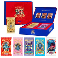 New One Piece Collection Cards Box Booster Pack Year of the Dragon Limited Anime Luffy Zoro Chopper TCG Game Playing Game Cards
