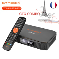 GTMEDIA GTX Combo 8K S905X3 Android 9.0 + DVB-S2X/T/T2/C/C2 ATSC-T ISDB-T CA TV BOX satellite TV receiver set BOX Support Paris, France