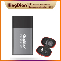 KingDian Portable SSD 120GB 250GB 500GB 1TB External SSD USB3.0 Type C External Solid State Hard Drive For Laptop Desktop