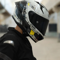 Full Face Motorcycle Helmet for Men Women Moto Helmet Original CYRIL FF352 DOT Approved Helmet Full Face Helmet