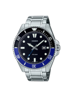 CASIO นาฬิกาข้อมือผู้ชาย MDV-107D-1A2VDF สีเงิน