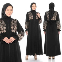 Abaya Yasmin ~ Abaya Safa Gamis Hitam Turkey Jetblack Payet Elegan Dress Lebaran Pesta Kajian Umroh 