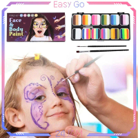 Face And Body Paint Set Cat Air Wajah Body Painting Wajah Halloween  Face Painting Make Up Cat Muka 