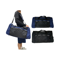 【SNOW.bagshop】旅行袋中大容量U型開口(髒濕衣物分離防水尼龍附長背帶)