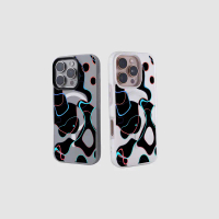 เคสโทรศัพท์แม่เหล็ก, แฟชั่นการออกแบบ Undulation คลุมเต็ม, เข้ากันได้กับ iPhone 17, 17AIR, 16, 15, 13
