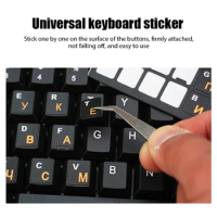 Russian Letters Keyboard Stickers for Notebook Computer Desktop Keyboard Cover covers Russia sticker For Laptop PC