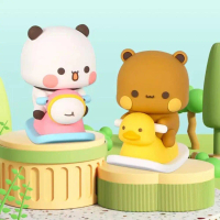 ตุ๊กตาฟิกเกอร์หมีแพนด้า, ของเล่นโมเดลการ์ตูน Bubu Dudu, สำหรับตกแต่งบ้าน