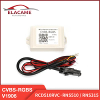 RGBS BOX Adapter Car Backup Camera Rearview CVBS to RGBS Converter Adapter For VW RNS510 RCD510 RNS315 MIB Radio