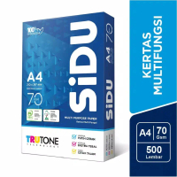 ( 200 LEMBAR ) KERTAS HVS SIDU A4 70 GSM