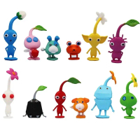 เกมอะนิเมะฟิกเกอร์ PIKMIN, ชุด 6/12 ชิ้น, กัปตันออลิมาร์, ฟิกเกอร์แอคชั่นฟิกเกอร์ PIKMIN, ทำจาก PVC,