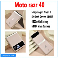 Motorola Moto razr 40 5G Snapdragon 7Gen1 64MP 6.9 Inch Screen 144HZ 30W Super Charge 4200Mah Battery Android 13 Myui 6.0