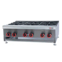 Commercial portable gas stoves with 6 burners cooking stove equipment