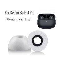 Memory Foam Tips Cover Compatible with Xiaomi Redmi Buds 4 Pro Bluetooth Earphone Accessories Soft Sponge Cushion Earplugs
