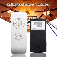 30M Wireless Remote Control Receiver Universal Ceiling Fan Light Lamp Timing Energy Saving 110V 220V