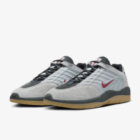 【NIKE 耐吉】休閒鞋 男鞋 運動鞋 SB VERTEBRAE 灰紅 FD4691-004