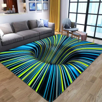 3D Stereoscopic Visual Trap Background Cloth Tapestry Decoration for Live Streaming Room Wall Bedsid
